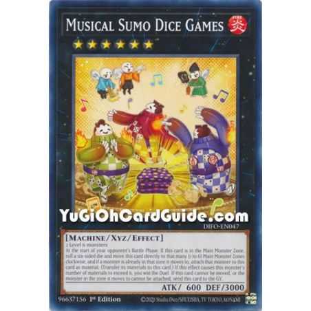 Musical Sumo Dice Games (Common) – Dimension Force | Carta YUGIOH en México