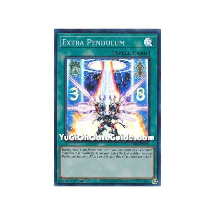 Extra Pendulum (Super Rare) – Dimension Force | Carta YUGIOH en México