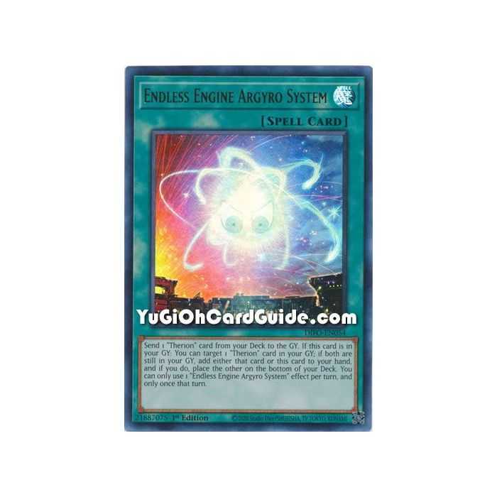 Endless Engine Argyro System (Ultra Rare) – Dimension Force | Carta YUGIOH en México