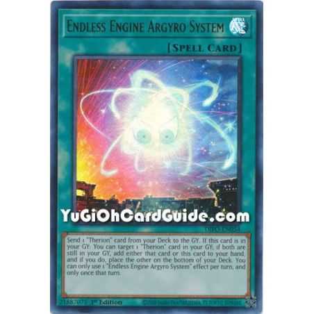 Endless Engine Argyro System (Ultra Rare) – Dimension Force | Carta YUGIOH en México