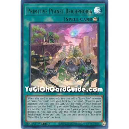 Primitive Planet Reichphobia (Ultra Rare) – Dimension Force | Carta YUGIOH en México