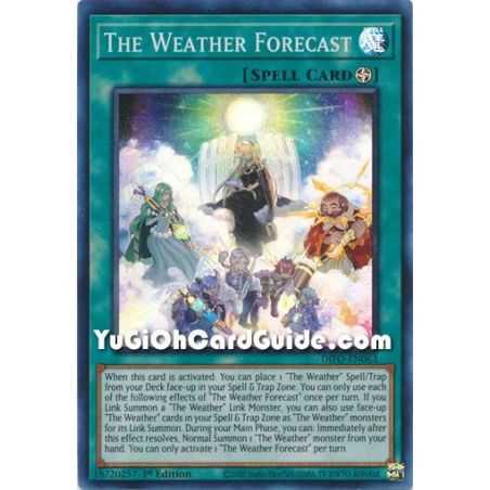 The Weather Forecast (Super Rare) – Dimension Force | Carta YUGIOH en México