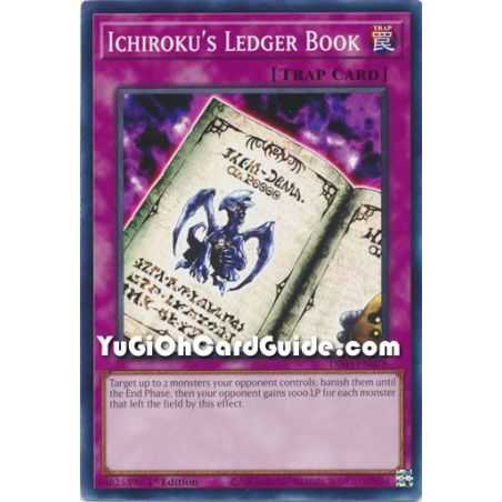 Ichiroku´s Ledger Book (Common) – Dimension Force | Carta YUGIOH en México