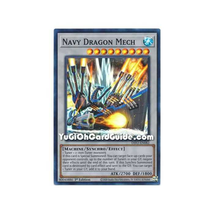 Navy Dragon Mech (Super Rare) – Dimension Force | Carta YUGIOH en México