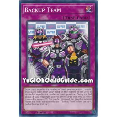 Backup Team (Common) – Dimension Force | Carta YUGIOH en México