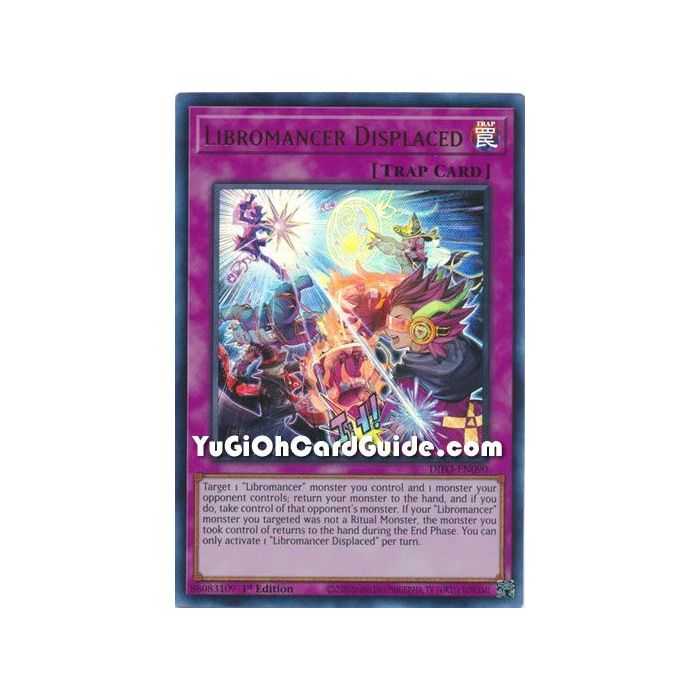 Libromancer Displaced (Ultra Rare) – Dimension Force | Carta YUGIOH en México