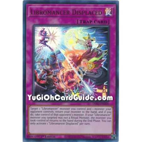 Libromancer Displaced (Ultra Rare) – Dimension Force | Carta YUGIOH en México