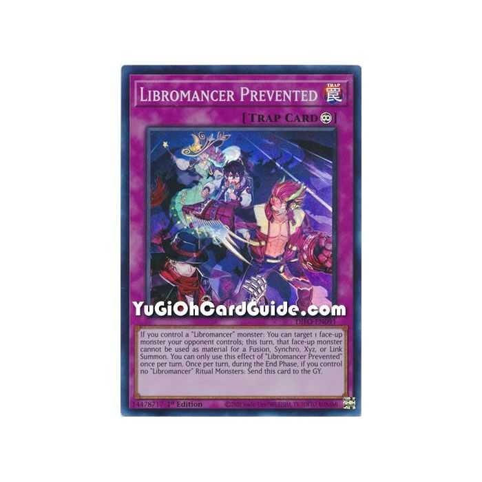 Libromancer Prevented (Super Rare) – Dimension Force | Carta YUGIOH en México