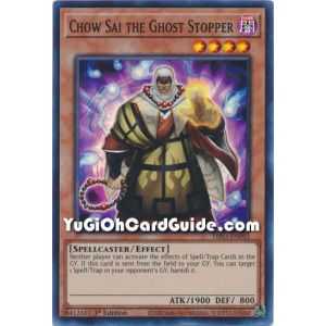 Chow Sai the Ghost Stopper (Super Rare) – Dimension Force | Carta YUGIOH en México