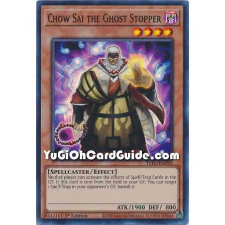 Chow Sai the Ghost Stopper (Super Rare) – Dimension Force | Carta YUGIOH en México
