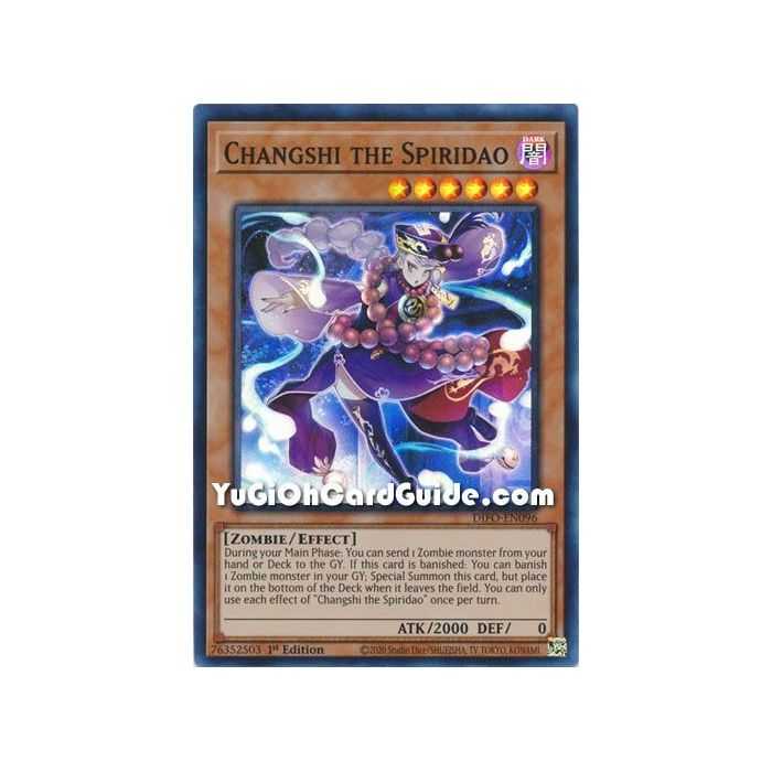 Changshi the Spiridao (Super Rare) – Dimension Force | Carta YUGIOH en México