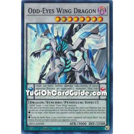 Odd - Eyes Wing Dragon (Super Rare) – Dimension Force | Carta YUGIOH en México