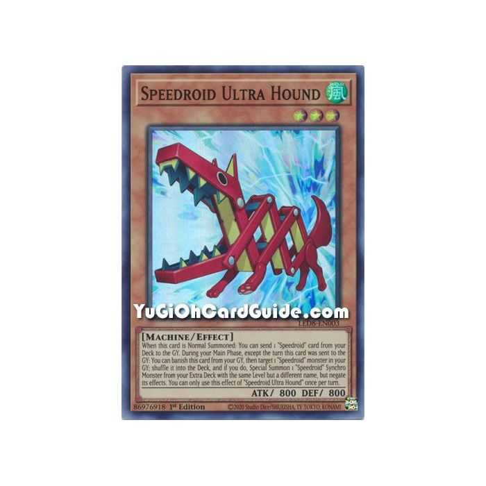 Speedroid Ultra Hound (Super Rare) – Legendary Duelists 8 Synchro Strom | Carta YUGIOH en México