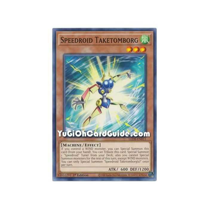 Speedroid Taketomborg (Common) – Legendary Duelists 8 Synchro Strom | Carta YUGIOH en México