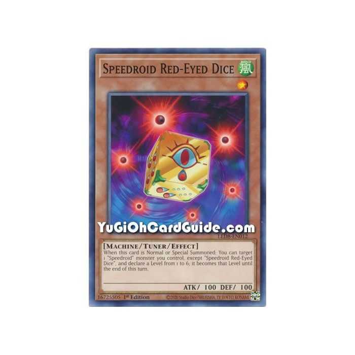 Speedroid Red - Eyed Dice (Common) – Legendary Duelists 8 Synchro Strom | Carta YUGIOH en México