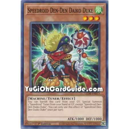Speedroid Den - Den Daiko Duke (Common) – Legendary Duelists 8 Synchro Strom | Carta YUGIOH en México
