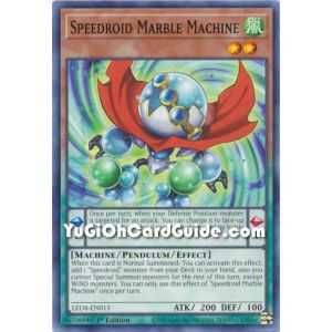Speedroid Marble Machine (Common) – Legendary Duelists 8 Synchro Strom | Carta YUGIOH en México