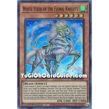 White Steed of the Floral Knights (Super Rare) – Legendary Duelists 8 Synchro Strom | Carta YUGIOH en México
