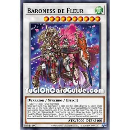 Baronne de Fleur (Ultra Rare) – Legendary Duelists 8 Synchro Strom | Carta YUGIOH en México