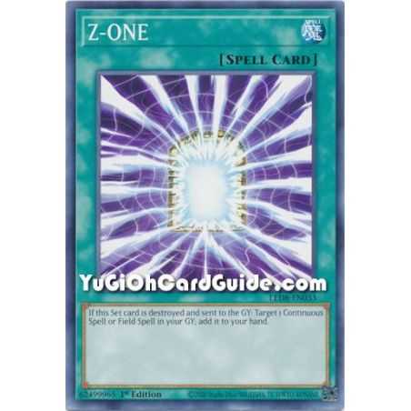Z-ONE (Common) – Legendary Duelists 8 Synchro Strom | Carta YUGIOH en México
