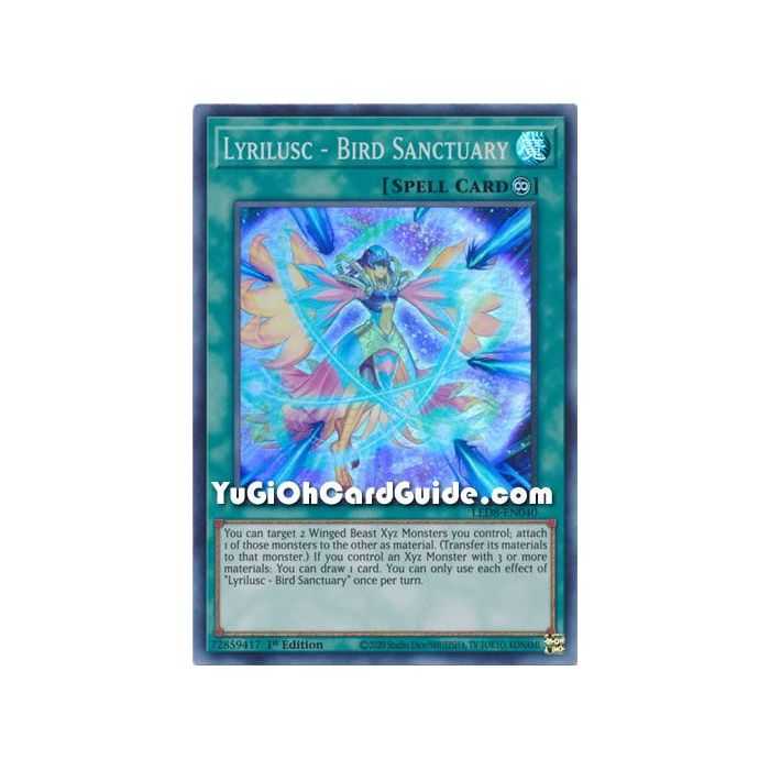 Lyrilusc - Bird Sanctuary (Super Rare) – Legendary Duelists 8 Synchro Strom | Carta YUGIOH en México
