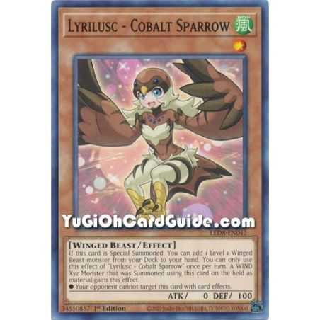 Lyrilusc - Cobalt Sparrow (Common) – Legendary Duelists 8 Synchro Strom | Carta YUGIOH en México