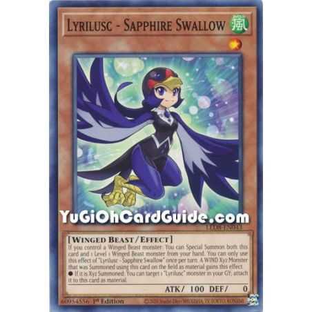 Lyrilusc - Sapphire Swallow (Common) – Legendary Duelists 8 Synchro Strom | Carta YUGIOH en México