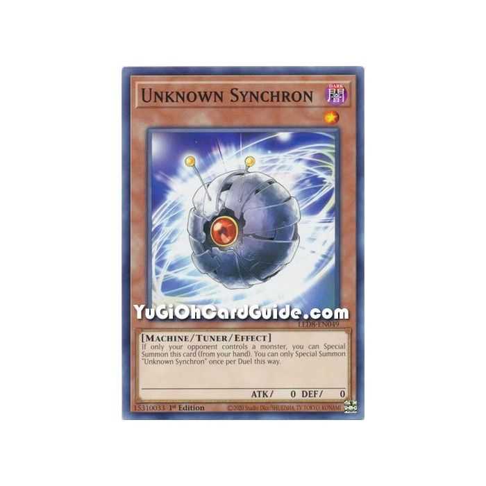 Unknown Synchron (Common) – Legendary Duelists 8 Synchro Strom | Carta YUGIOH en México