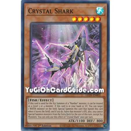 Crystal Shark (Super Rare) – Legendary Duelist Duels From the Deep | Carta YUGIOH en México
