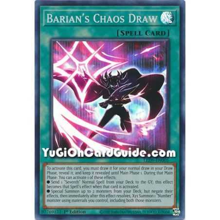 Barian´s Chaos Draw (Super Rare) – Legendary Duelist Duels From the Deep | Carta YUGIOH en México