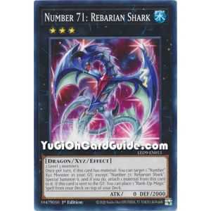 Number 71: Rebarian Shark (Common) – Legendary Duelist Duels From the Deep | Carta YUGIOH en México