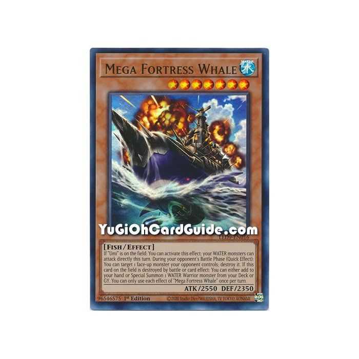 Mega Fortress Whale (Ultra Rare) – Legendary Duelist Duels From the Deep | Carta YUGIOH en México
