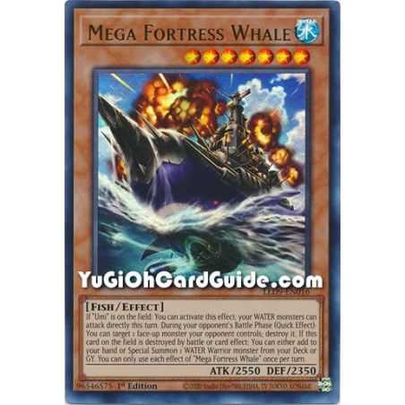 Mega Fortress Whale (Ultra Rare) – Legendary Duelist Duels From the Deep | Carta YUGIOH en México