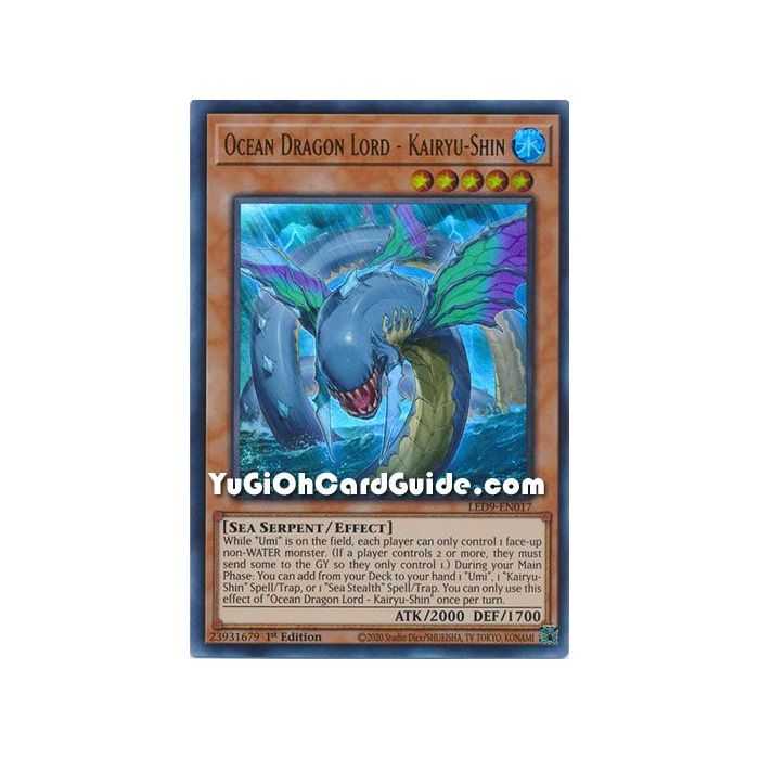 Ocean Dragon Lord - Kairyu-Shin (Ultra Rare) – Legendary Duelist Duels From the Deep | Carta YUGIOH en México