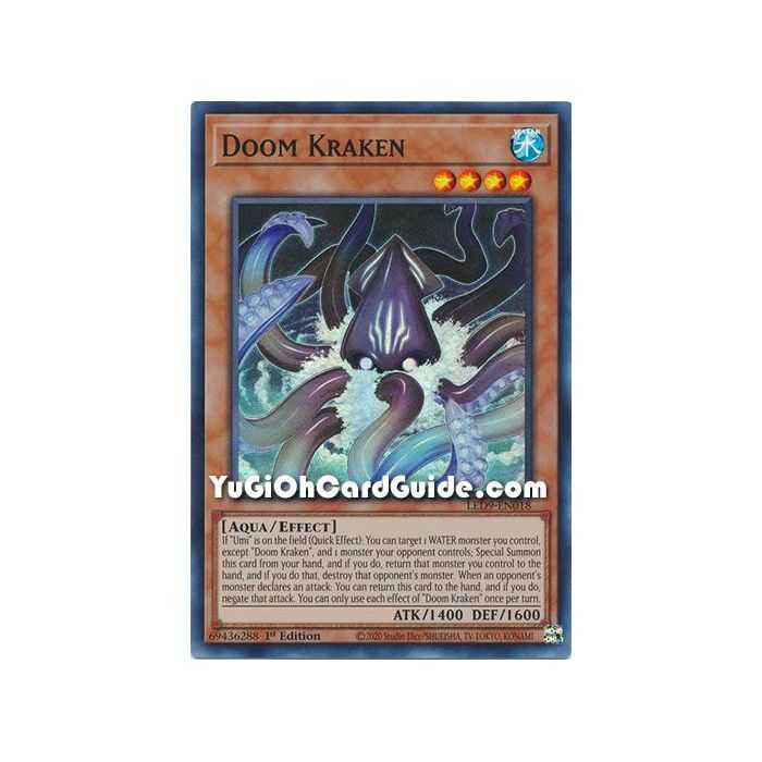 Doom Kraken (Super Rare) – Legendary Duelist Duels From the Deep | Carta YUGIOH en México