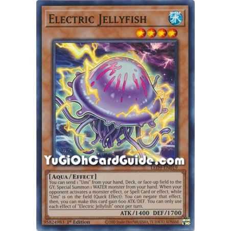 Electric Jellyfish (Super Rare) – Legendary Duelist Duels From the Deep | Carta YUGIOH en México