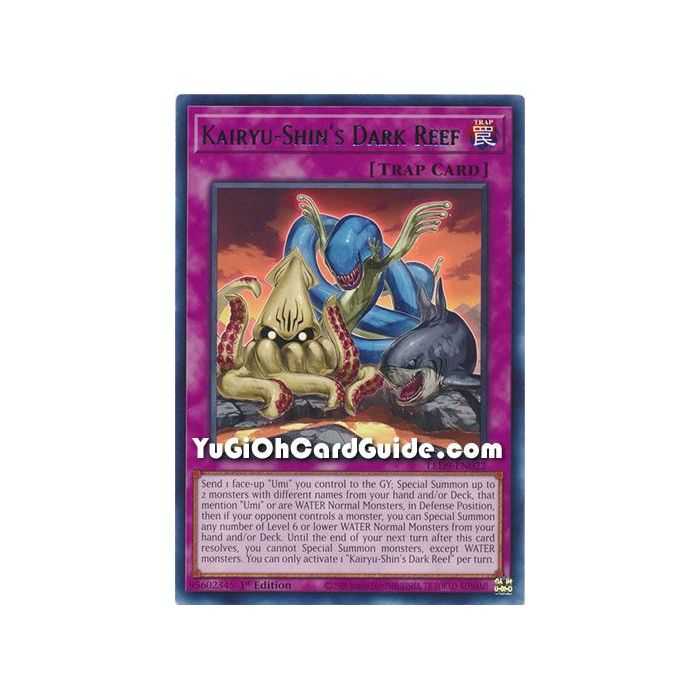 Kairyu - Shin's Dark Reef (Rare) – Legendary Duelist Duels From the Deep | Carta YUGIOH en México