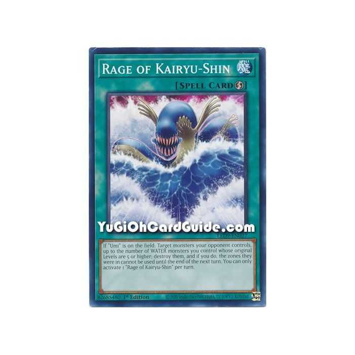 Rage of Kairyu-Shin (Common) – Legendary Duelist Duels From the Deep | Carta YUGIOH en México