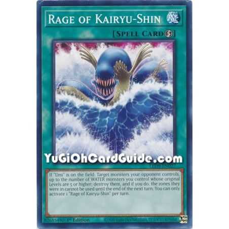 Rage of Kairyu-Shin (Common) – Legendary Duelist Duels From the Deep | Carta YUGIOH en México