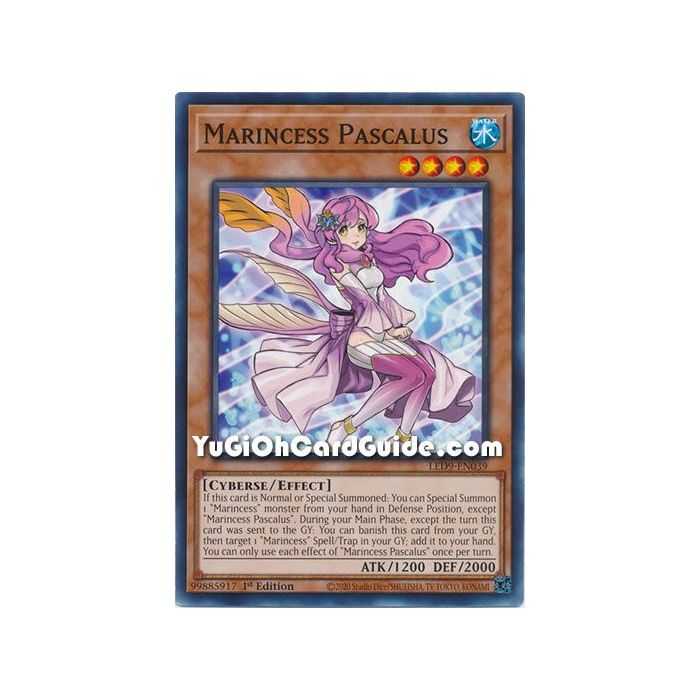 Marincess Pascalus (Common) – Legendary Duelist Duels From the Deep | Carta YUGIOH en México