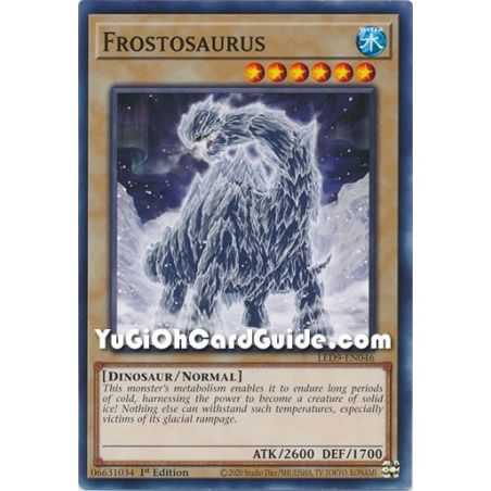 Frostosaurus (Common) – Legendary Duelist Duels From the Deep | Carta YUGIOH en México