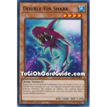 Double Fin Shark (Rare) – Legendary Duelist Duels From the Deep | Carta YUGIOH en México