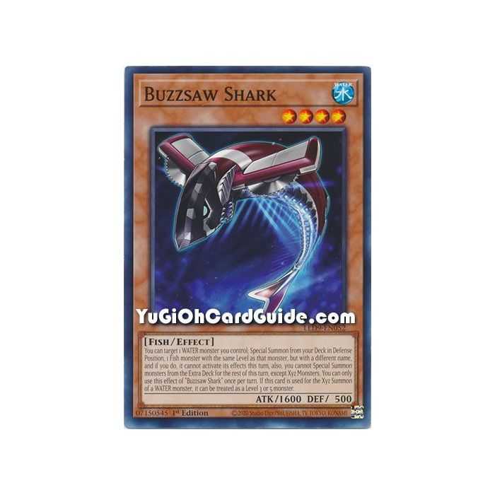 Buzzsaw Shark (Common) – Legendary Duelist Duels From the Deep | Carta YUGIOH en México