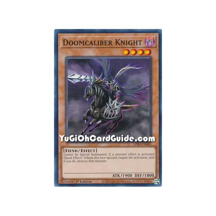 Doomcaliber Knight (Common) – Legendary Duelists Season 3 | Carta YUGIOH en México