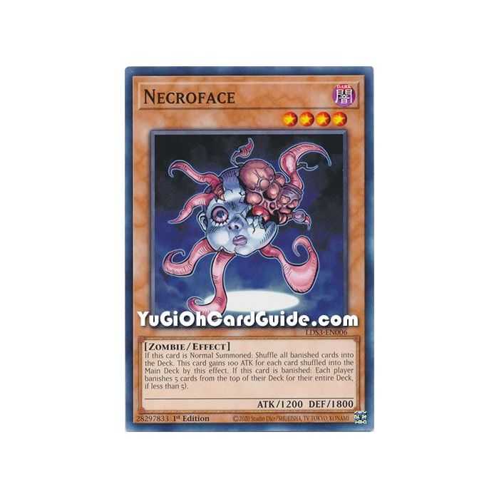 Necroface (Common) – Legendary Duelists Season 3 | Carta YUGIOH en México