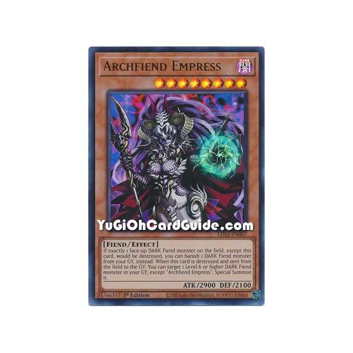 Archfiend Empress (Ultra Rare) – Legendary Duelists Season 3 | Carta YUGIOH en México