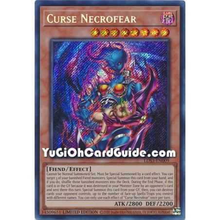Curse Necrofear (Secret Rare) – Legendary Duelists Season 3 | Carta YUGIOH en México