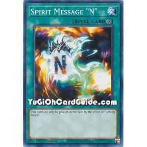 Spirit Message "N"" (Common) – Legendary Duelists Season 3 | Carta YUGIOH en México