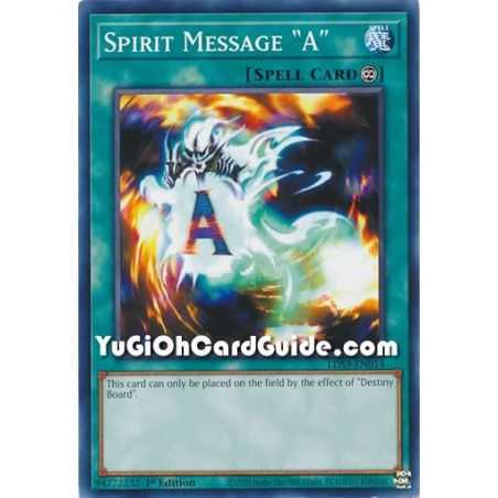 Spirit Message "A""(Common) – Legendary Duelists Season 3 | Carta YUGIOH en México