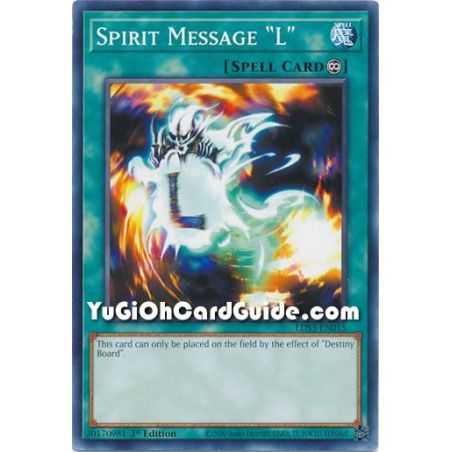 Spirit Message "L""(Common) – Legendary Duelists Season 3 | Carta YUGIOH en México